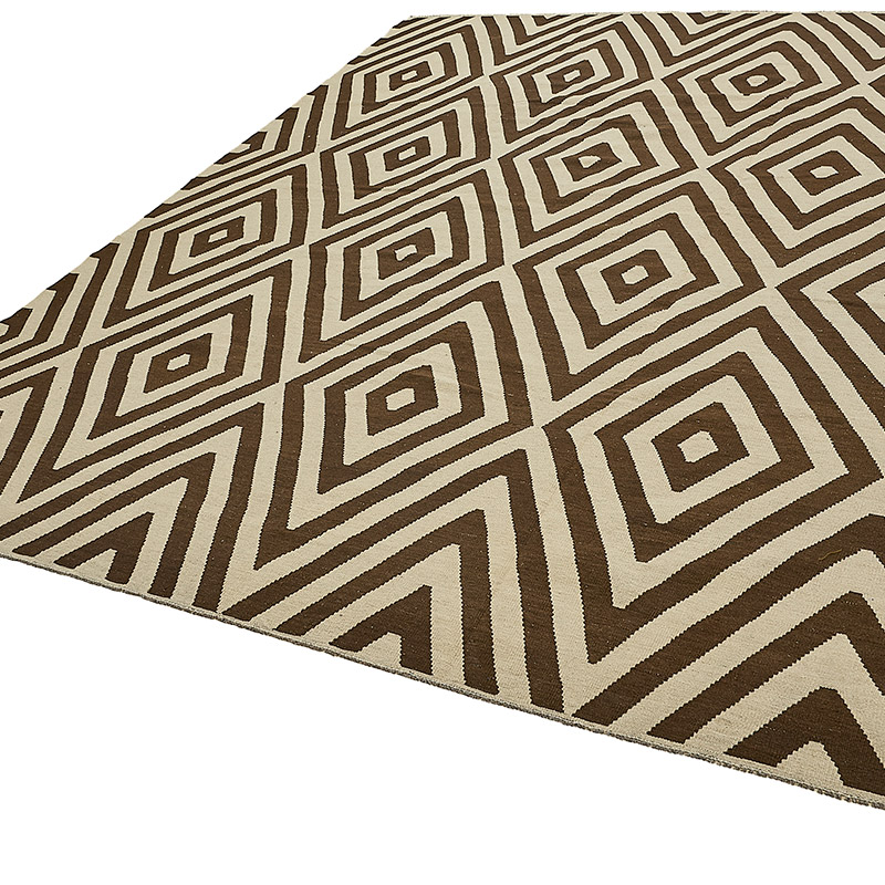 New Hand-Woven Kilim Rug - K0093787