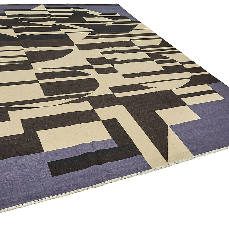 New Hand-Woven Kilim Rug - K0093789