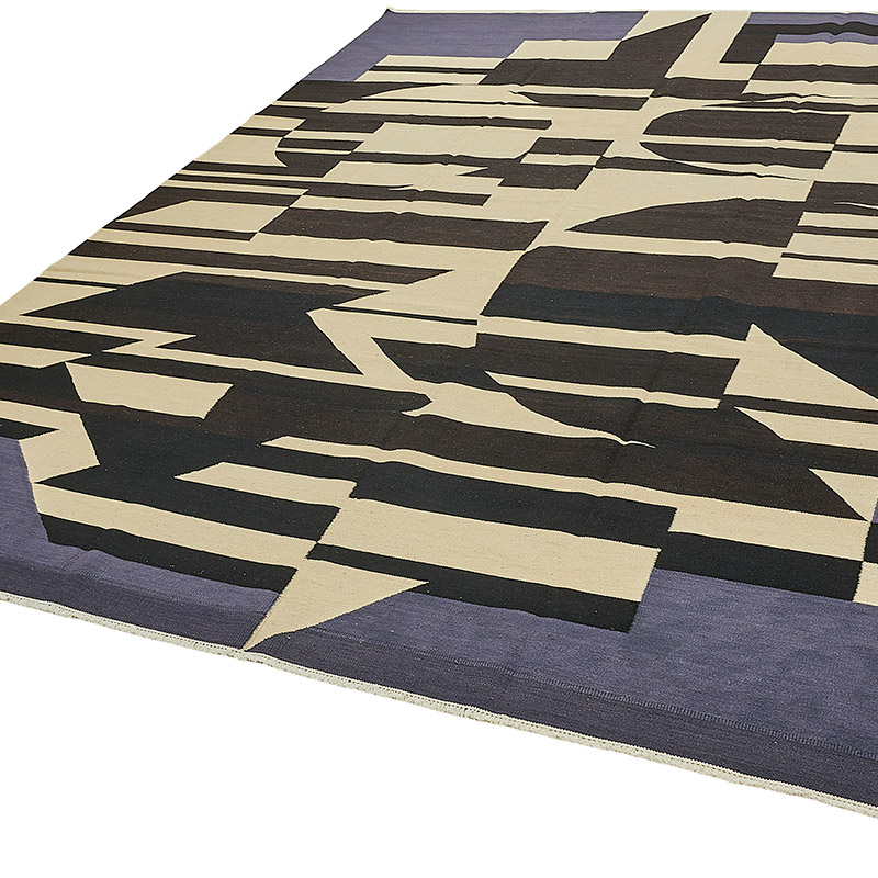 New Hand-Woven Kilim Rug - K0093789