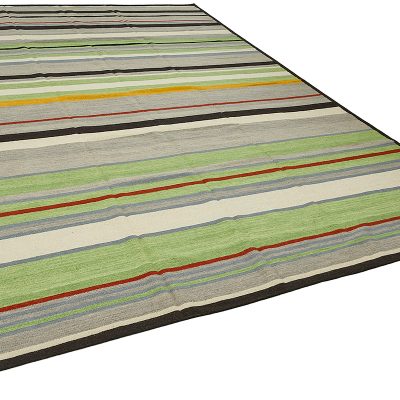 New Hand-Woven Kilim Rug - K0093791