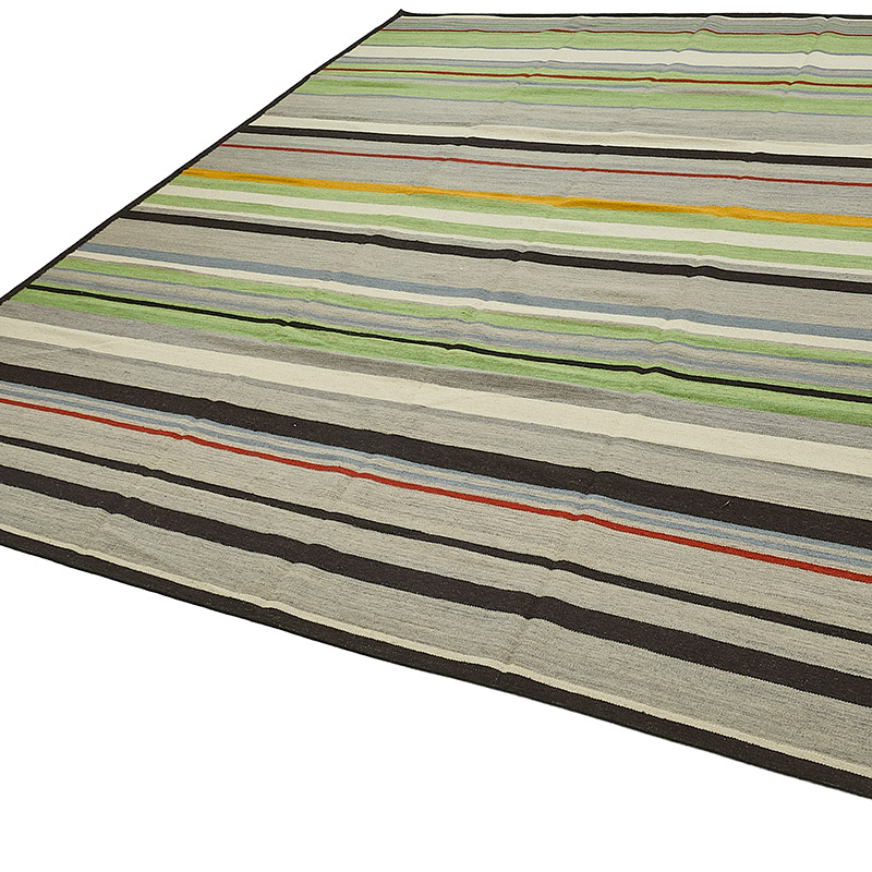 New Hand-Woven Kilim Rug - K0093791