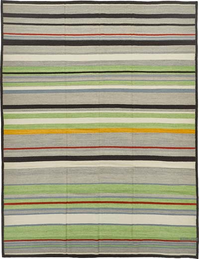 New Hand-Woven Kilim Rug