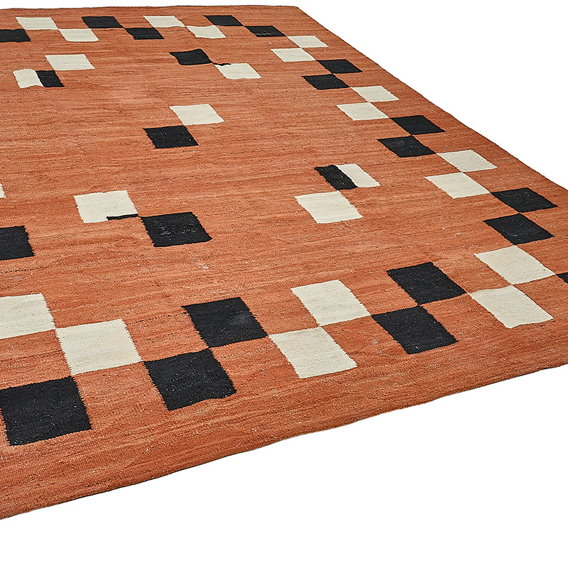 New Hand-Woven Kilim Rug - K0093795