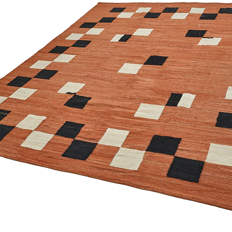 New Hand-Woven Kilim Rug - K0093795