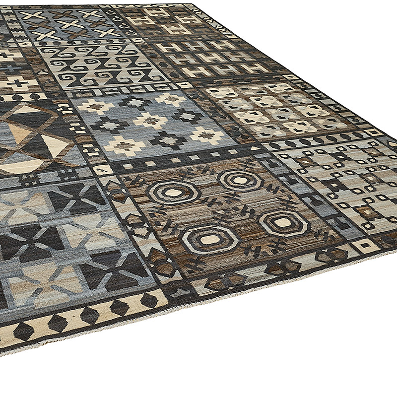 New Hand-Woven Kilim Rug - K0093799
