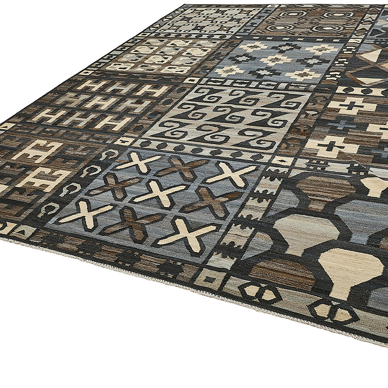 New Hand-Woven Kilim Rug - K0093799
