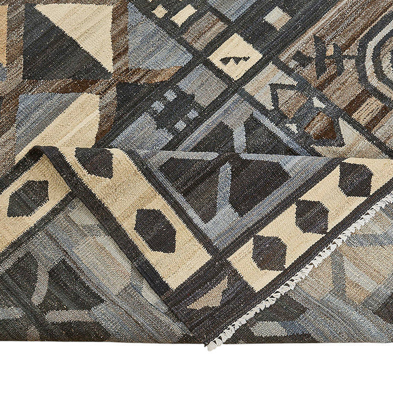 New Hand-Woven Kilim Rug - K0093799