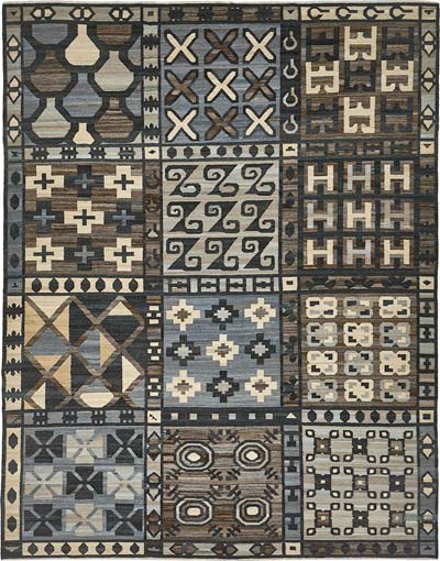 New Hand-Woven Kilim Rug
