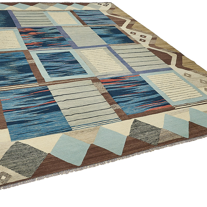 New Hand-Woven Kilim Rug - K0093801