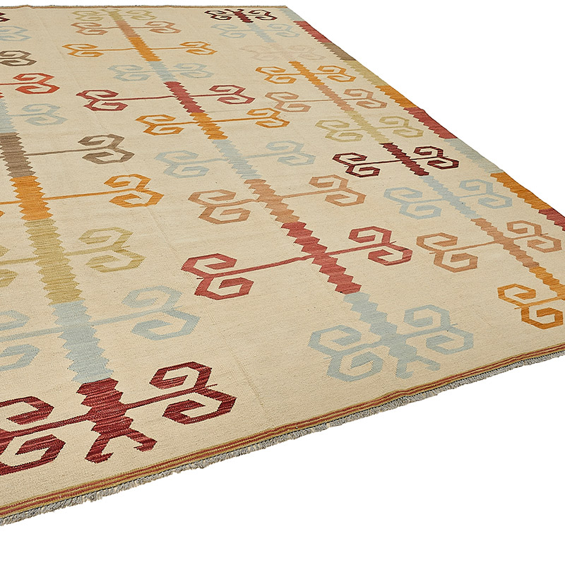 New Hand-Woven Kilim Rug - K0093802