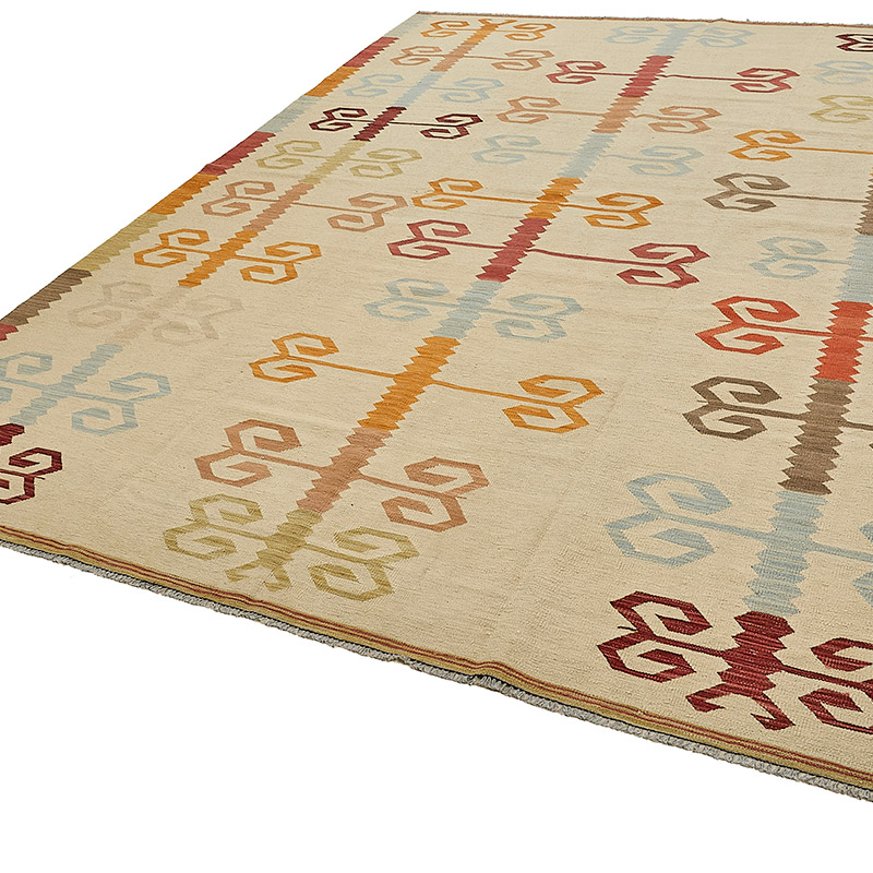 New Hand-Woven Kilim Rug - K0093802