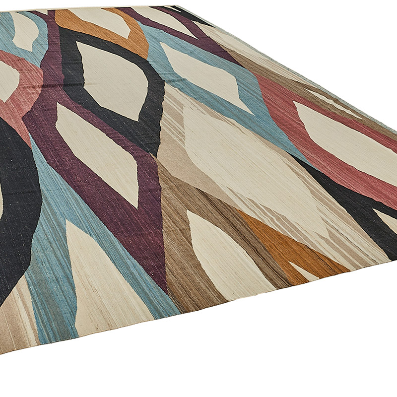 New Hand-Woven Kilim Rug - K0093803