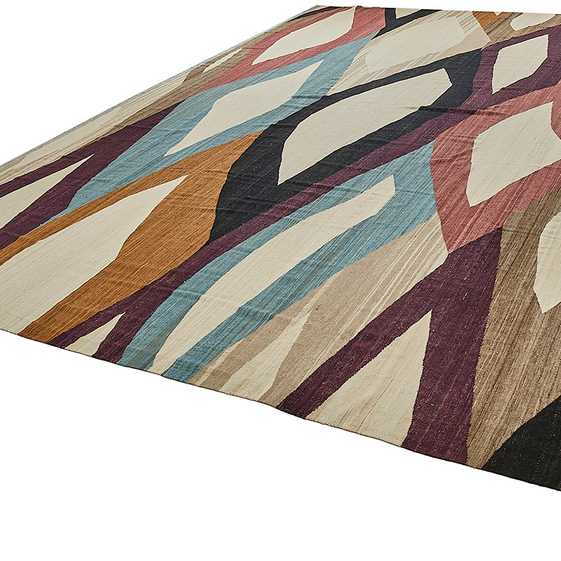 New Hand-Woven Kilim Rug - K0093803