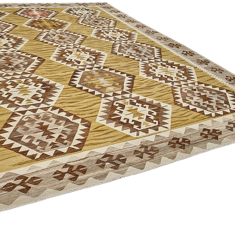 New Hand-Woven Kilim Rug - K0093805