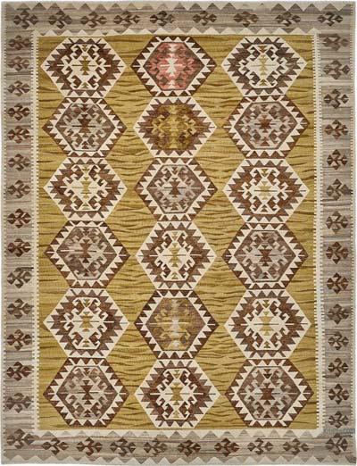 New Hand-Woven Kilim Rug