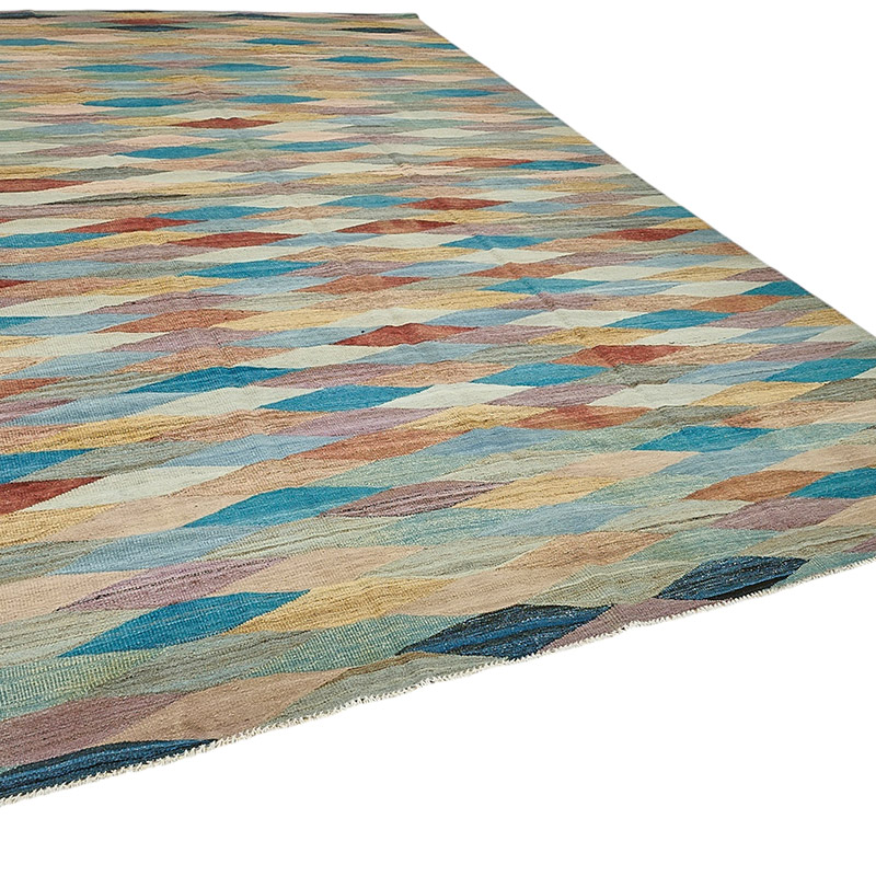 New Hand-Woven Kilim Rug - K0093811