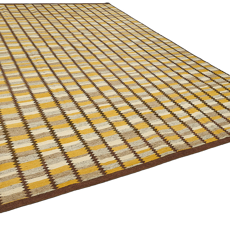 New Hand-Woven Kilim Rug - K0093814
