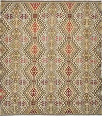 New Hand-Woven Kilim Rug