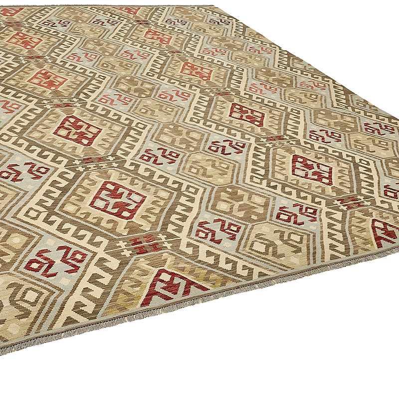 New Hand-Woven Kilim Rug - K0093815