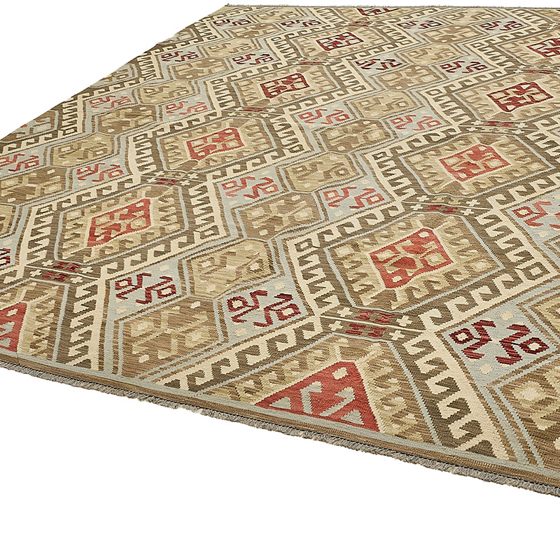 New Hand-Woven Kilim Rug - K0093815