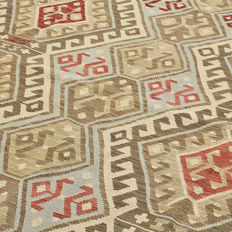 New Hand-Woven Kilim Rug - K0093815