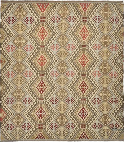 New Hand-Woven Kilim Rug