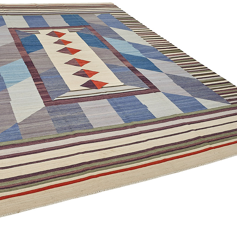 New Hand-Woven Kilim Rug - K0093818