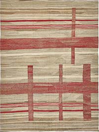 New Hand-Woven Kilim Rug
