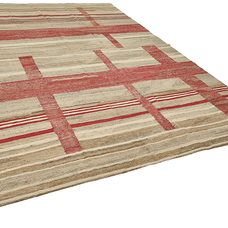 New Hand-Woven Kilim Rug - K0093821
