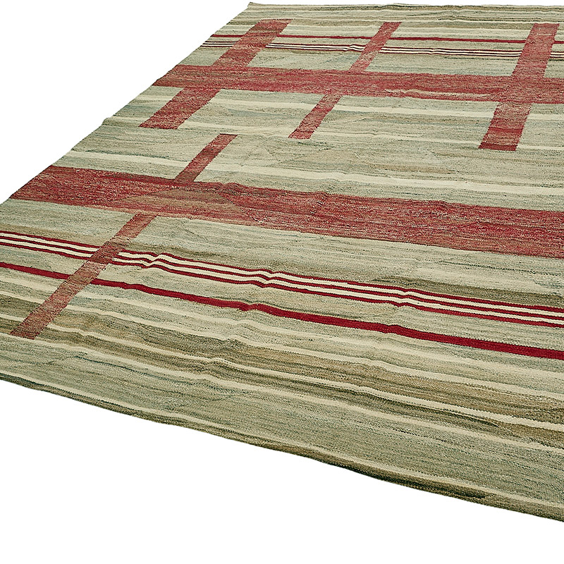 New Hand-Woven Kilim Rug - K0093821