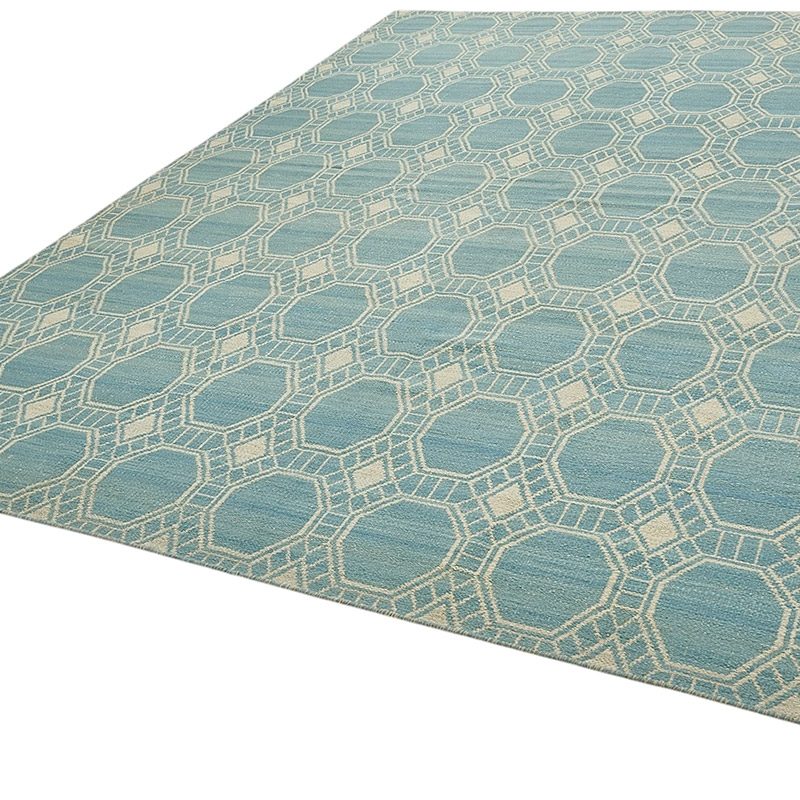 New Hand-Woven Kilim Rug - K0093831