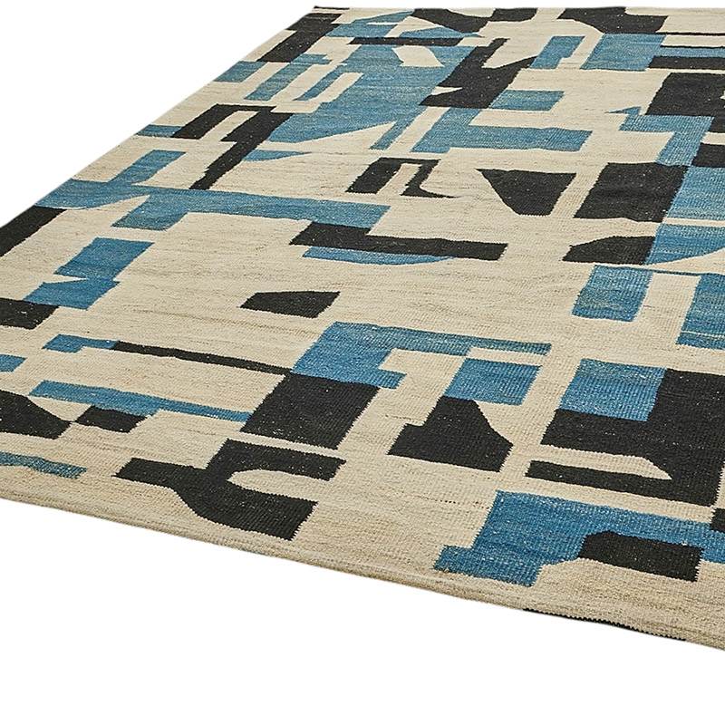 New Hand-Woven Kilim Rug - K0093832