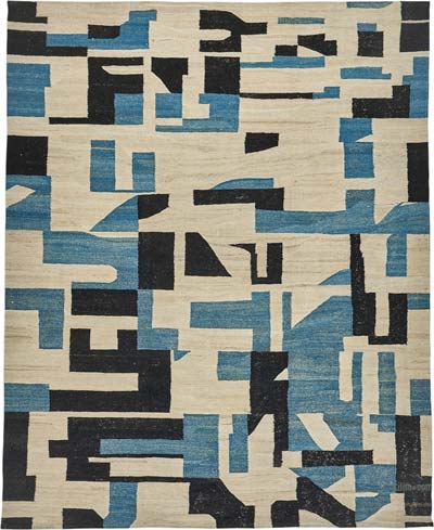 New Hand-Woven Kilim Rug