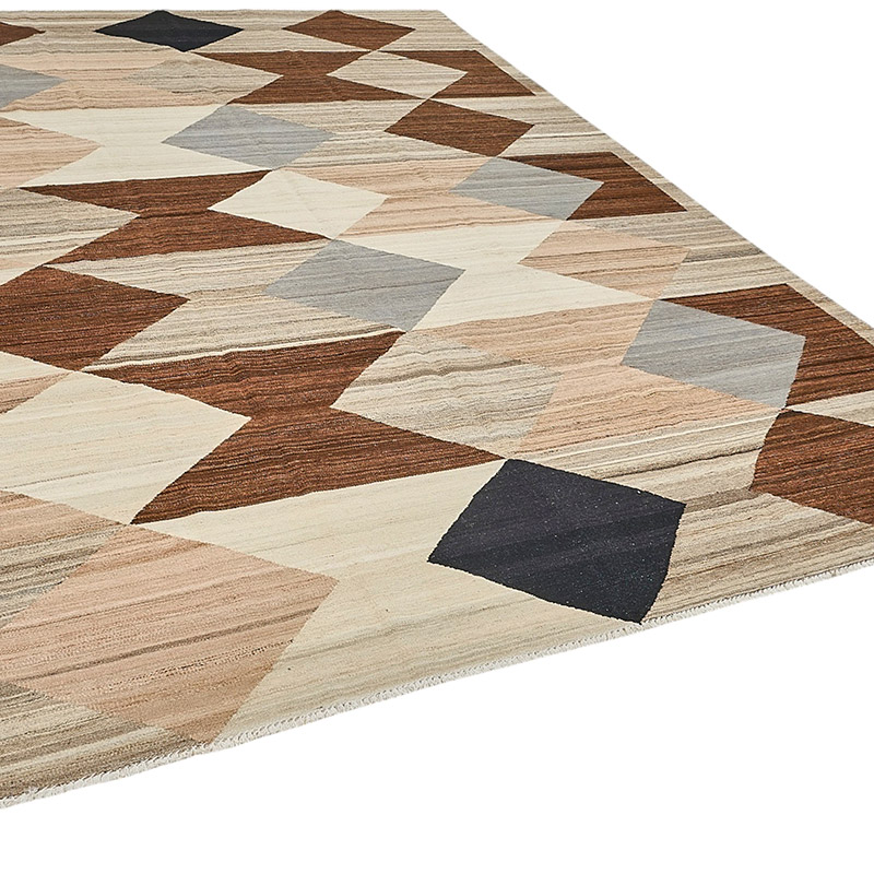 New Hand-Woven Kilim Rug - K0093833