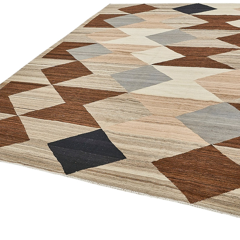 New Hand-Woven Kilim Rug - K0093833
