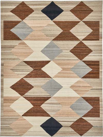 New Hand-Woven Kilim Rug