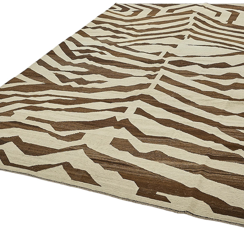 New Hand-Woven Kilim Rug - K0093834