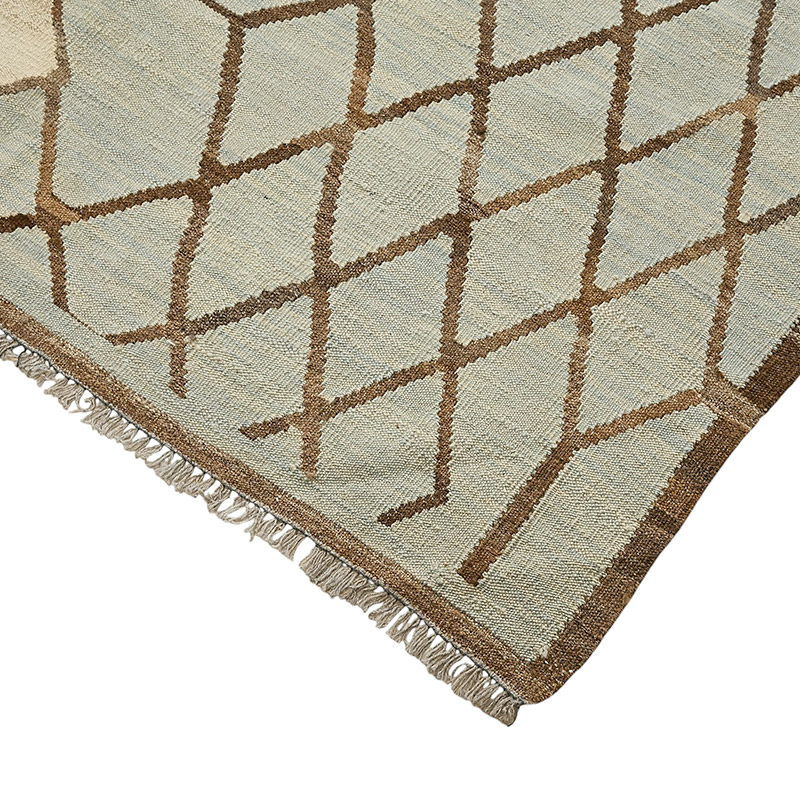 New Hand-Woven Kilim Rug - K0093836