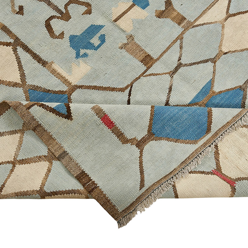 New Hand-Woven Kilim Rug - K0093836