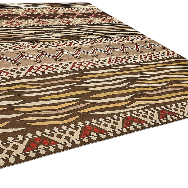 New Hand-Woven Kilim Rug - K0093846