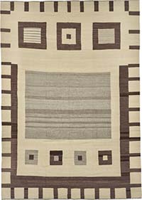 New Hand-Woven Kilim Rug