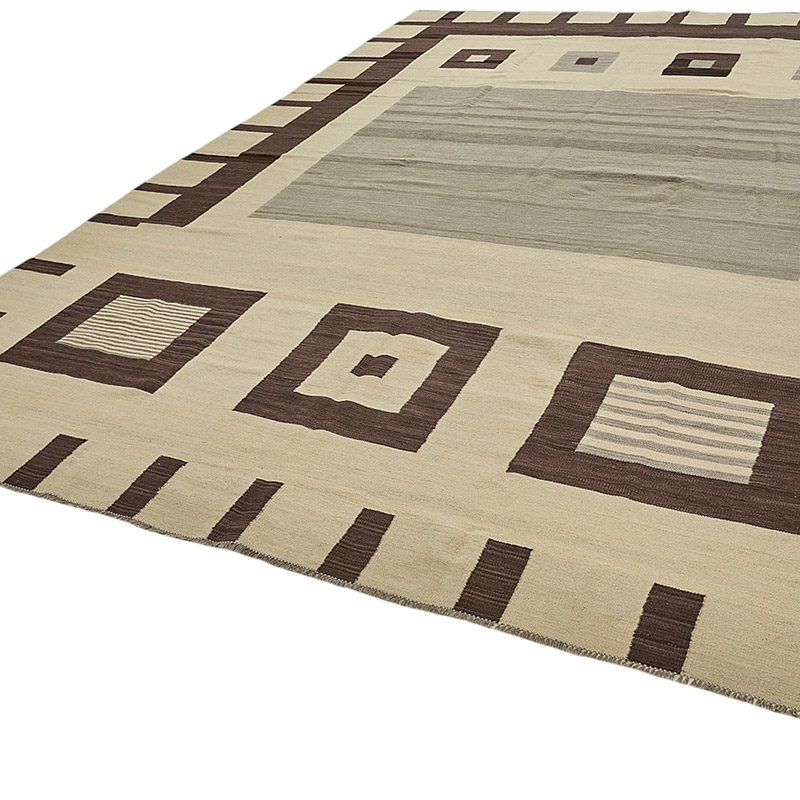 New Hand-Woven Kilim Rug - K0093847