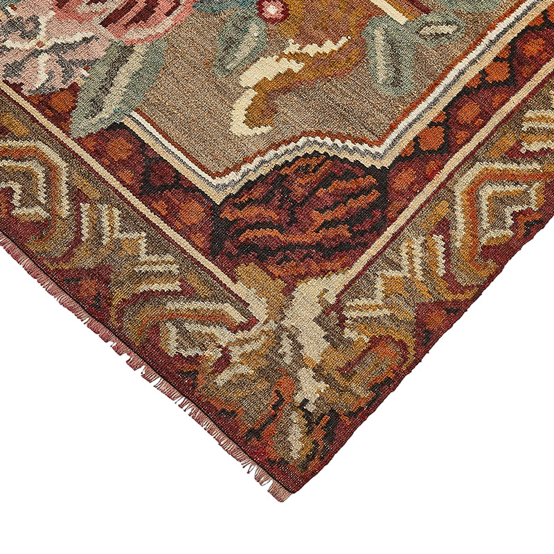 Vintage Handwoven Moldovan Kilim Rug - 6' 11" x 10' 4" (83" x 124") - K0093849