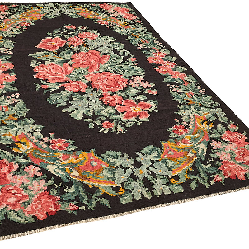 Alfombra Vintage Moldovan Kilim - 176 cm x 266 cm - K0093874