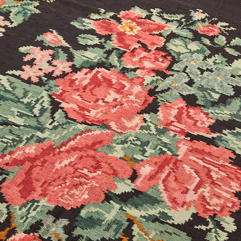 Alfombra Vintage Moldovan Kilim - 176 cm x 266 cm - K0093874