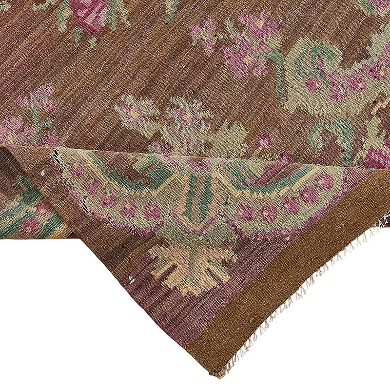 Vintage Handwoven Moldovan Kilim Rug - 6' 1" x 11' 2" (73" x 134") - K0093887