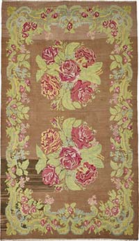 Vintage Moldova Kilimi - 197 cm x 336 cm
