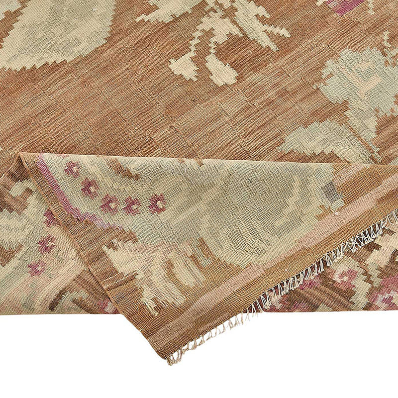 Vintage Handwoven Moldovan Kilim Rug - 6' 2" x 11' 3" (74" x 135") - K0093893