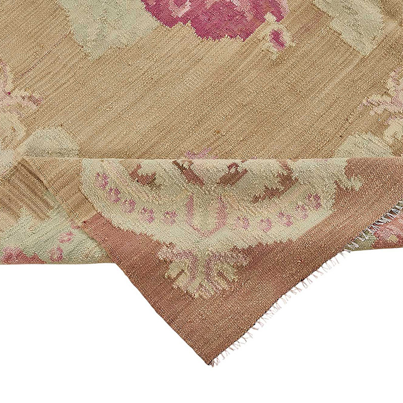 Vintage Handwoven Moldovan Kilim Rug - 6' 3" x 10' 10" (75" x 130") - K0093894