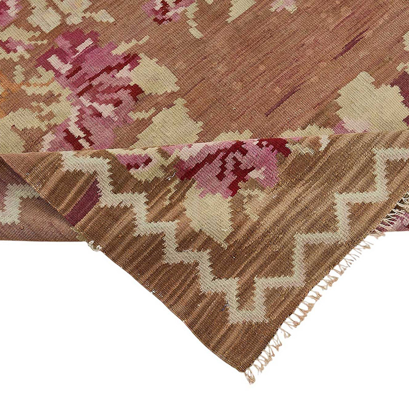 Vintage Handwoven Moldovan Kilim Rug - 5' 6" x 9' 2" (66" x 110") - K0093898